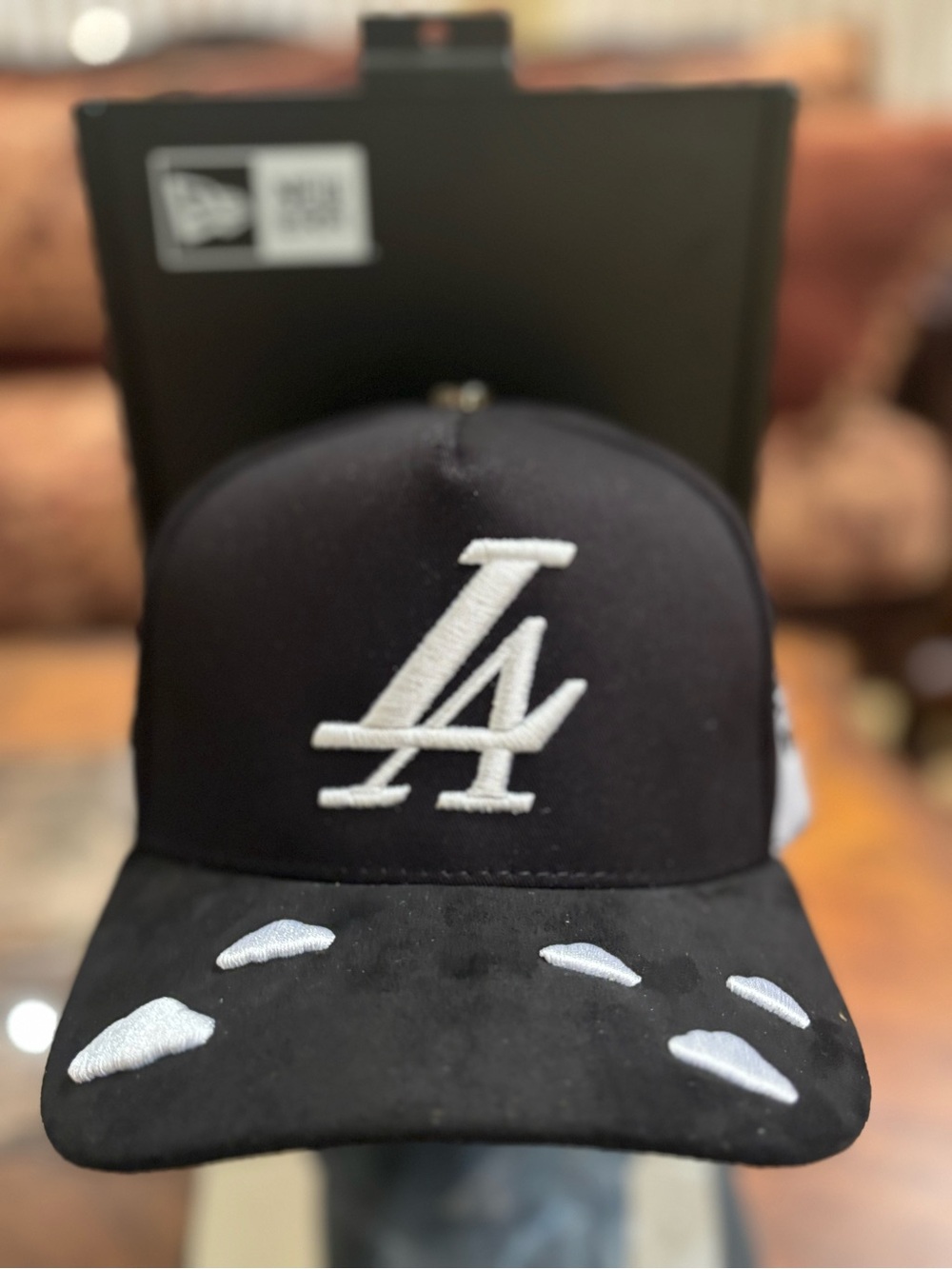 Los Angeles Dodgers Clouds & Angles Stitched SnapBack Hat